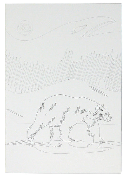 Holiday Colouring Cards Set