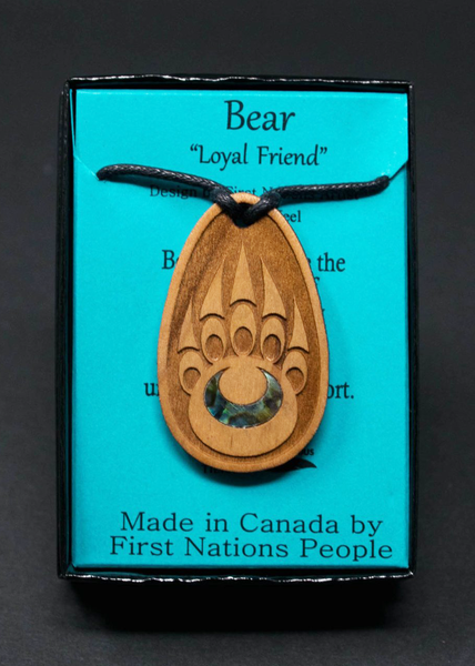 Bear Wood Pendant