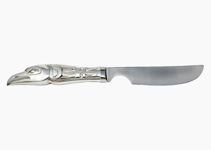 Pewter Eagle Steak/Cheese Knife