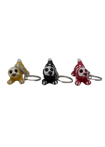 Skeleton Dog Keychain