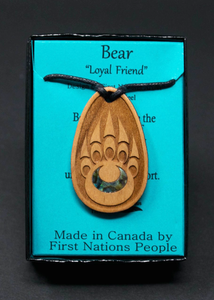 Bear Wood Pendant