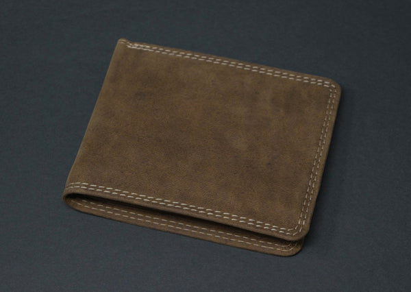 Bill Fold Leather Wallet