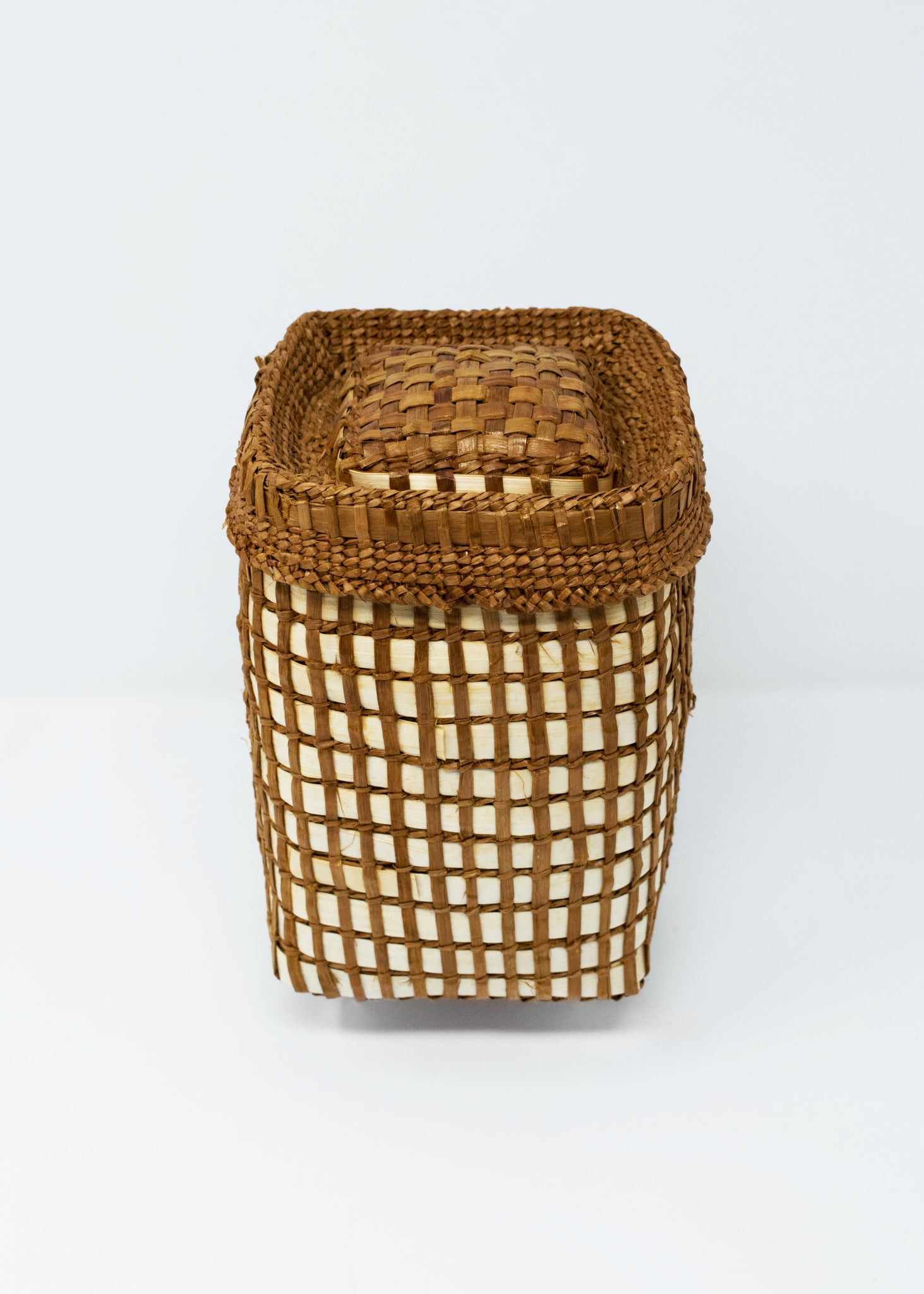 4" Wide Rectangular Cedar Basket