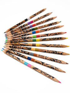 Double-Ended Coloured Pencils