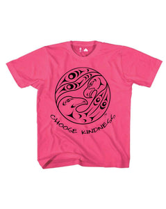 "Choose Kindness" Pink Shirt Day Youth T-Shirt (Sizes 6-16)