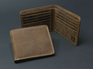 Bill Fold Leather Wallet