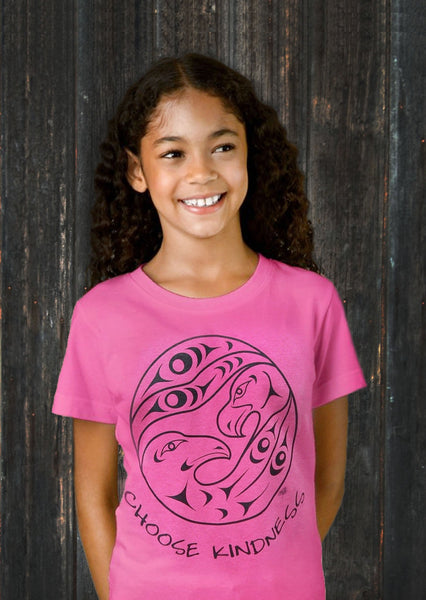 "Choose Kindness" Pink Shirt Day Youth T-Shirt (Sizes 6-16)