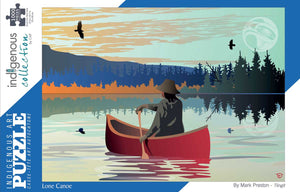 Lone Canoe 1000 Piece Puzzle