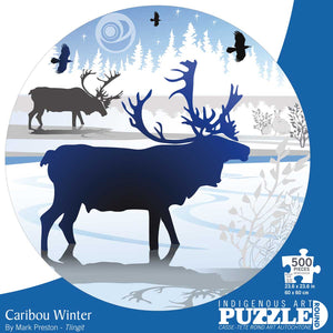 Caribou Winter 500 Piece Puzzle